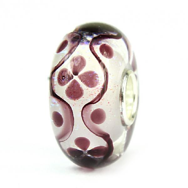 Dark Lavender Glitz - Elfbeads